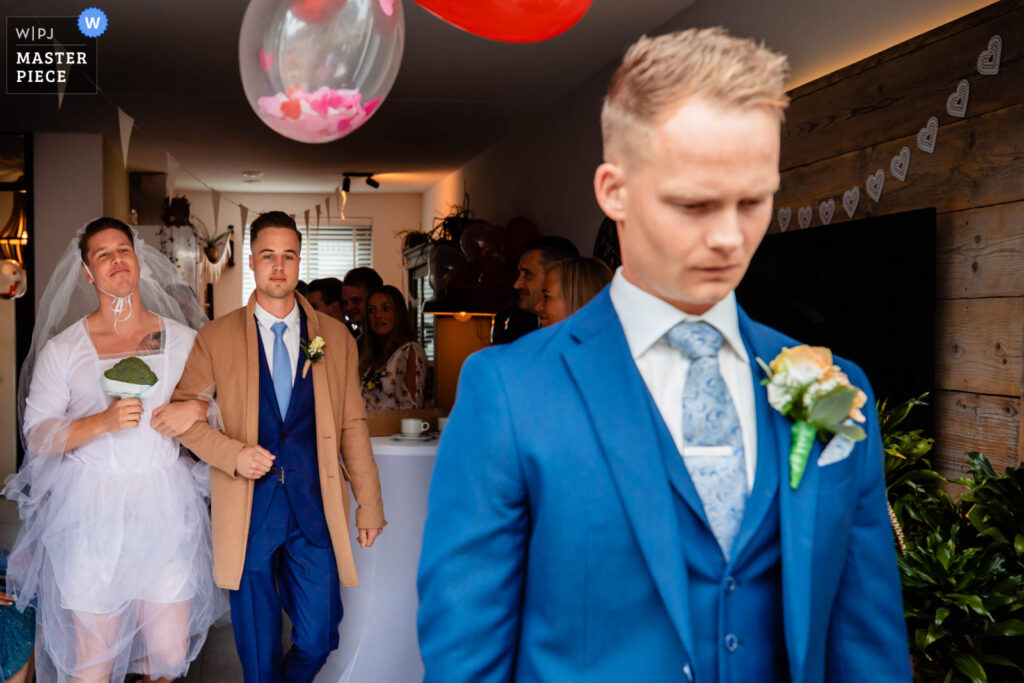 award-winnend trouwfotograaf -leiden-twee-mannen