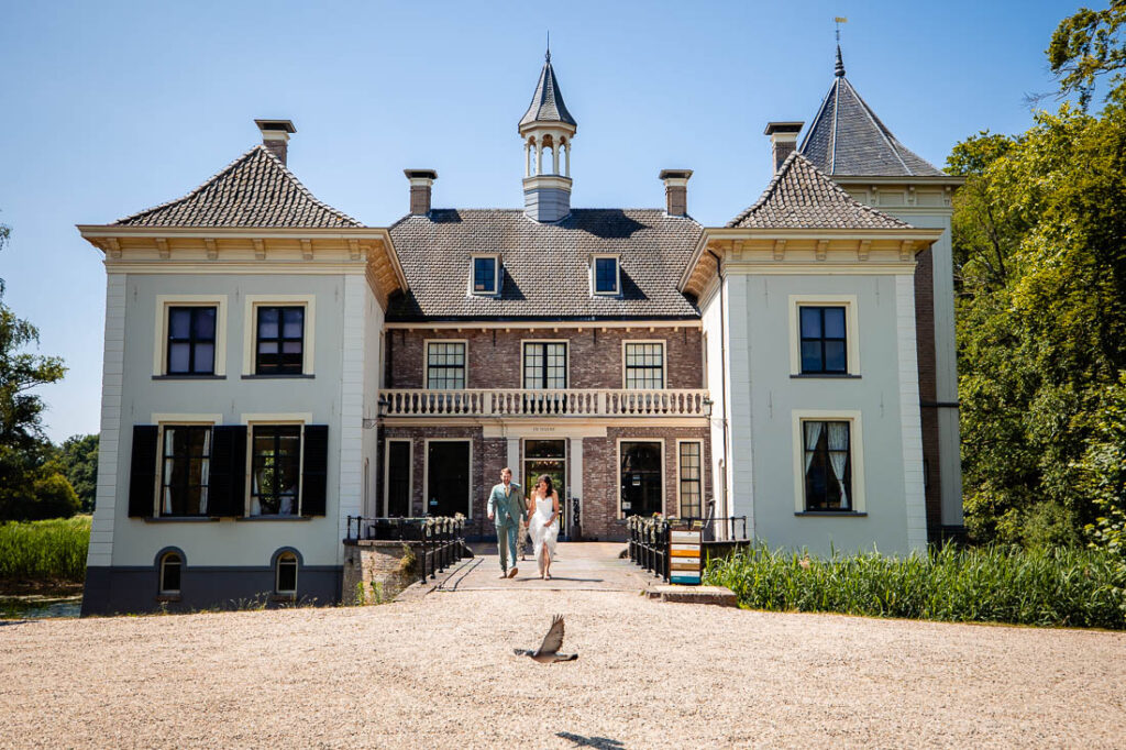 bruidspaar kasteel de haere