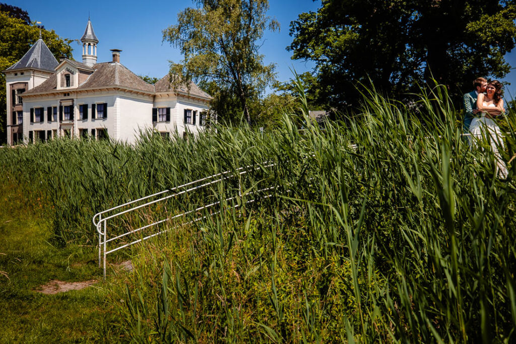 fotoreportage bruid en bruidegom kasteel de haere